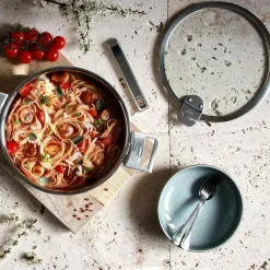 CRISTEL Lot de 3 couvercles plats 16/18/20 cm Strate Amovible