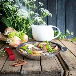 CRISTEL Lot de 2 poêles Mutine 24 et 26 cm avec poignée framboise