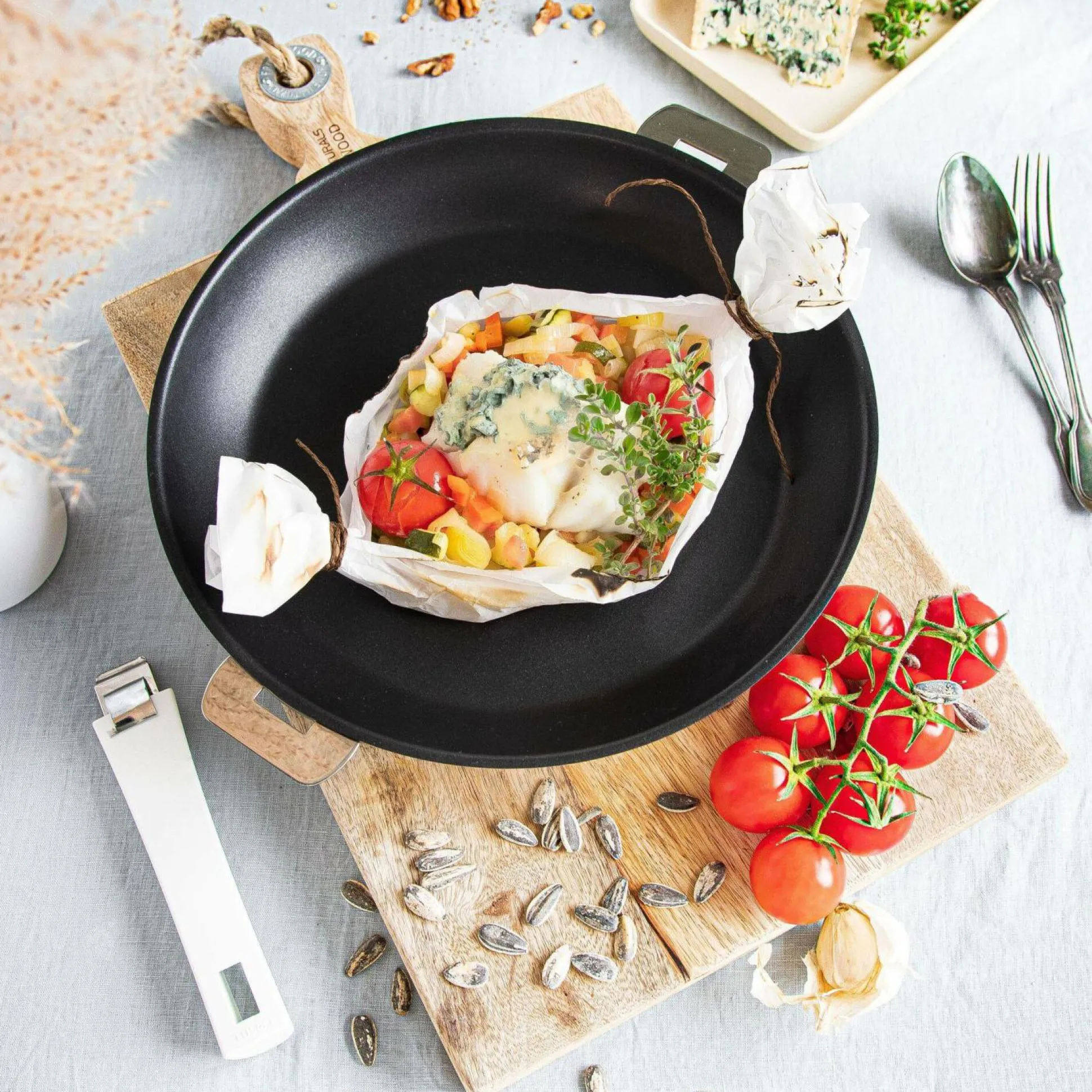 CRISTEL Poêle haute Exceliss 28 cm Mutine Amovible