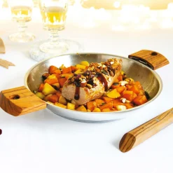 CRISTEL Poêle inox Mutine amovible - 24 cm