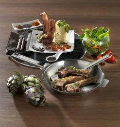 CRISTEL Poêle inox Strate Amovible - Diamètre 28 cm