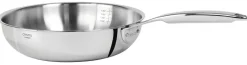 CRISTEL Poêle sautoir inox Castel Pro - Diamètre 28 cm