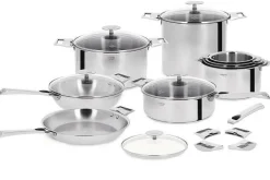 CRISTEL Sauteuse Exceliss + couvercle en verre Casteline - 24 cm