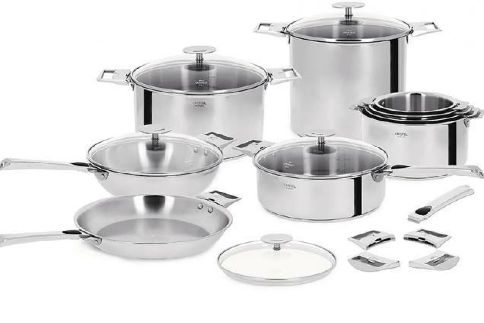 CRISTEL Sauteuse Exceliss + couvercle en verre Casteline - 24 cm