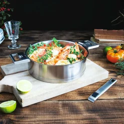 CRISTEL Sauteuse inox Strate amovible - Diamètre 24 cm