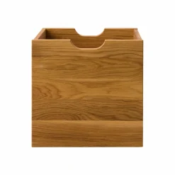 Cube de rangement bois massif Cyriel - Chêne Massif