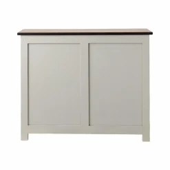 Desserte bois massif 2 portes 2 tiroirs Embellie - Grège