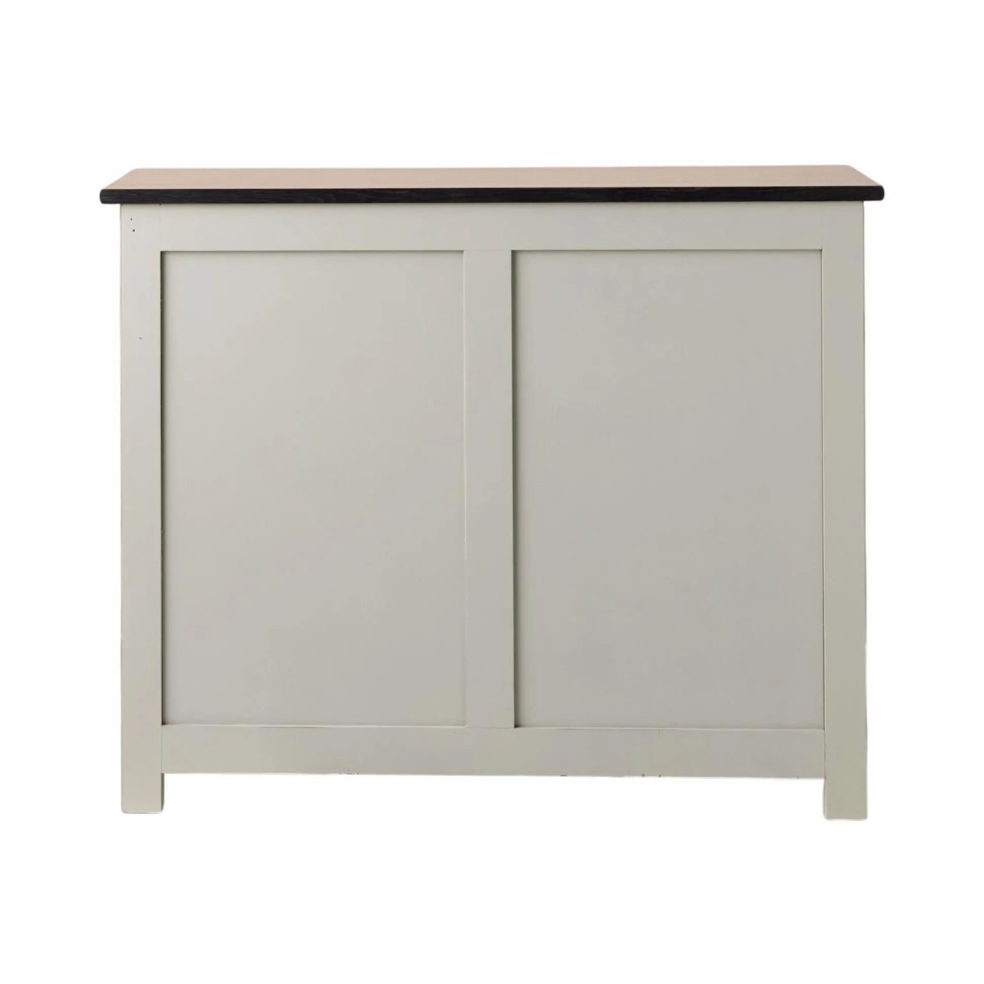 Desserte bois massif 2 portes 2 tiroirs Embellie - Grège