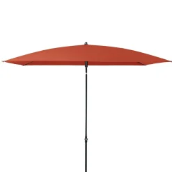 DOPPLER Parasol Rectangulaire 230 x 190 cm Sunline en Acier - Terracotta