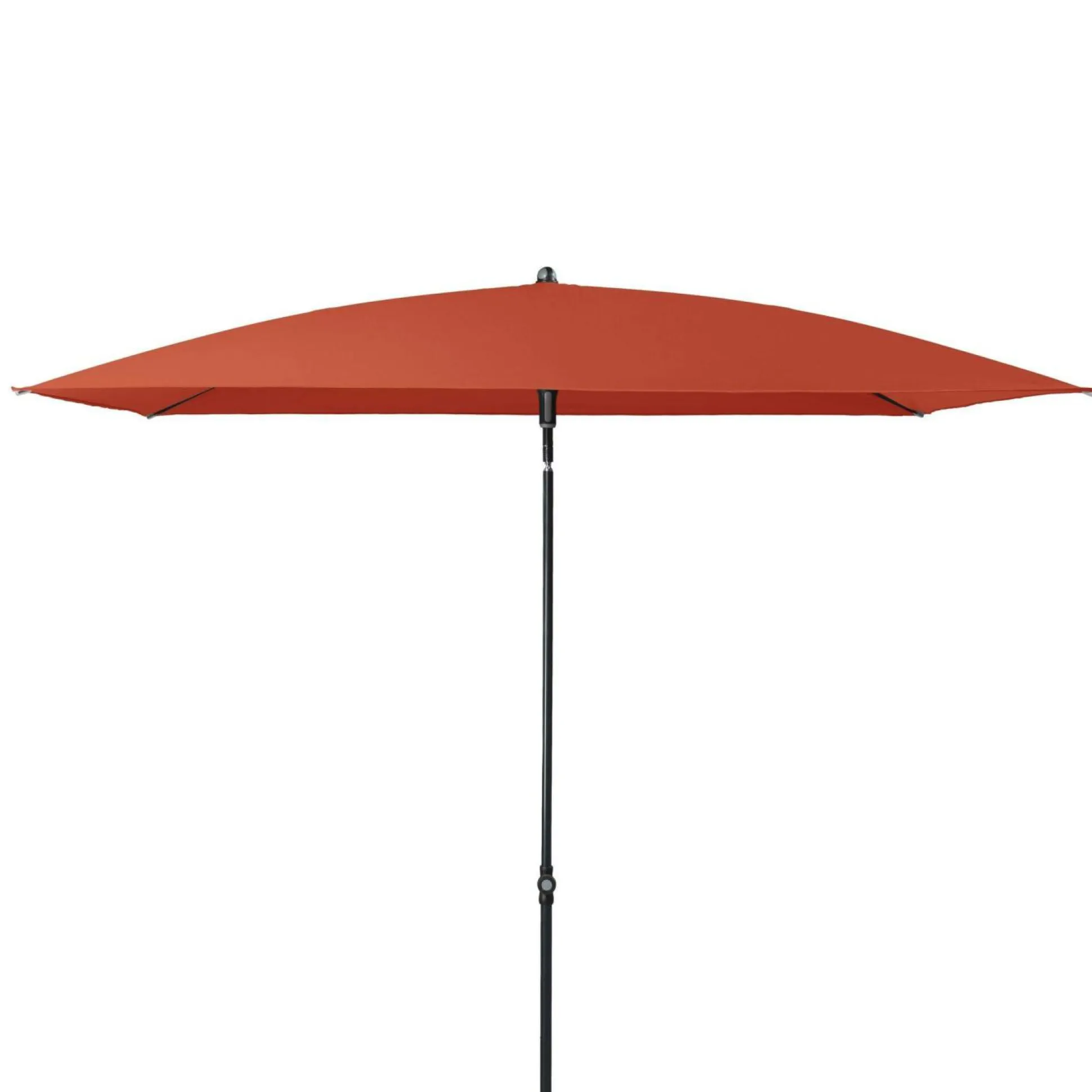 DOPPLER Parasol Rectangulaire 230 x 190 cm Sunline en Acier - Terracotta