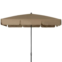 DOPPLER Parasol Rectangulaire 185 x 120 cm Sunline en Acier - Taupe