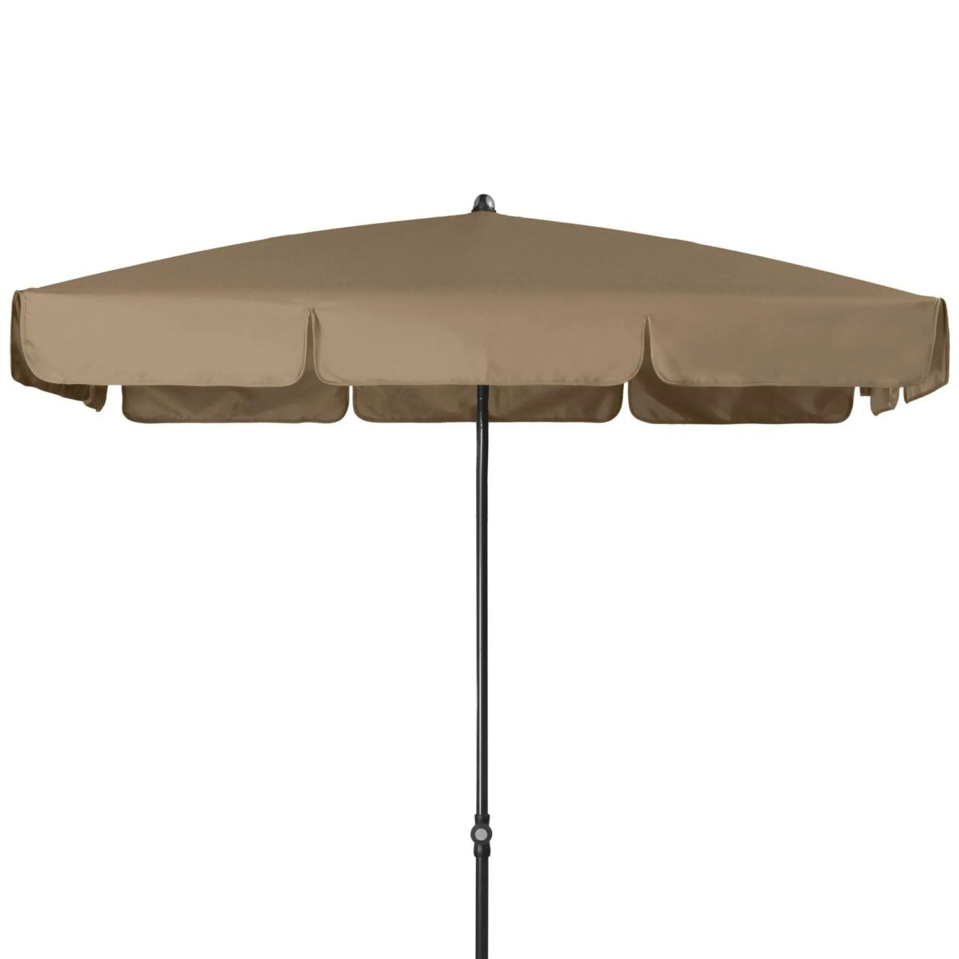 DOPPLER Parasol Rectangulaire 185 x 120 cm Sunline en Acier - Taupe