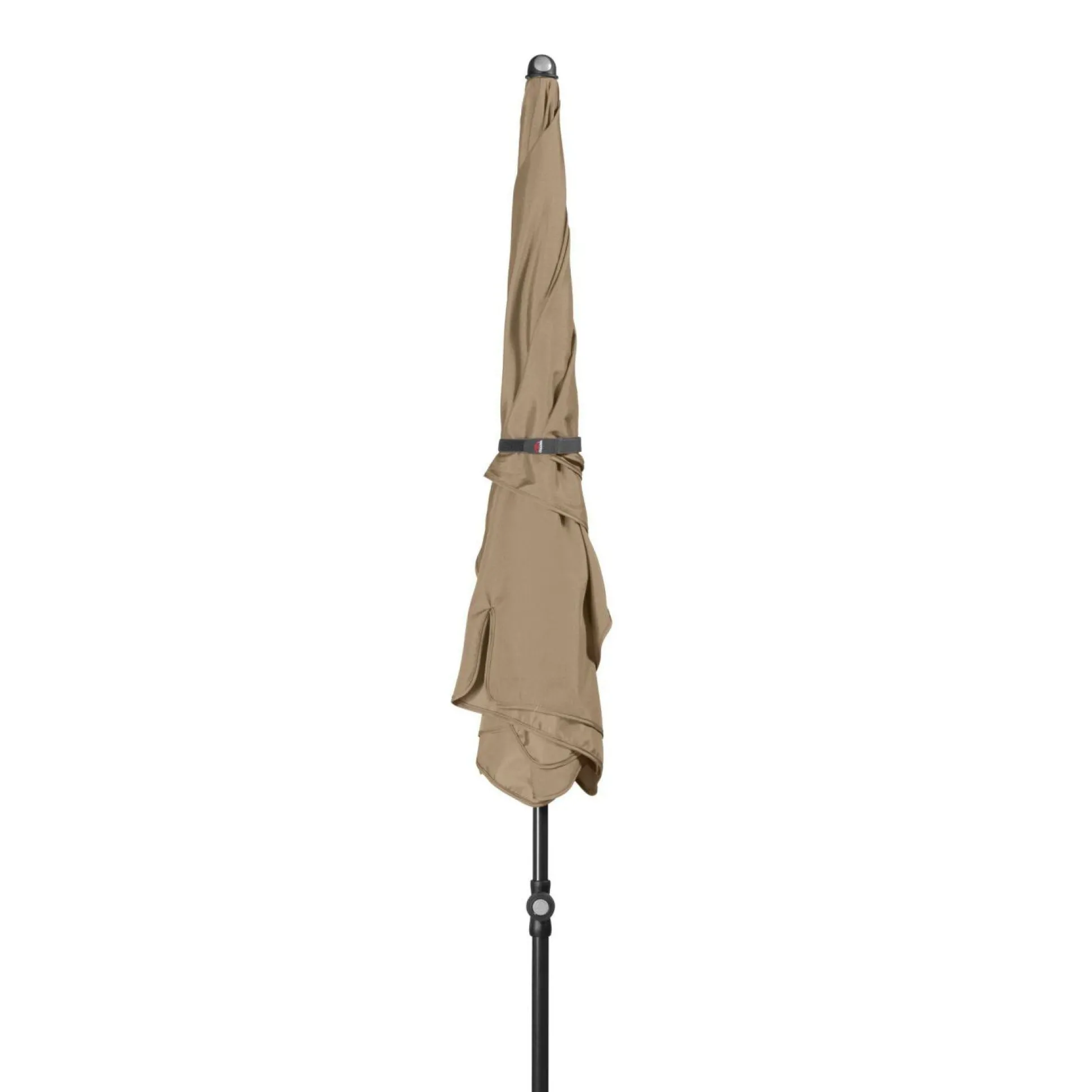 DOPPLER Parasol Rectangulaire 185 x 120 cm Sunline en Acier - Taupe