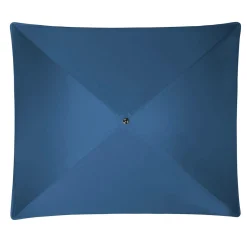 DOPPLER Parasol Rectangulaire 230 x 190 cm Sunline en Acier - Bleu Marine