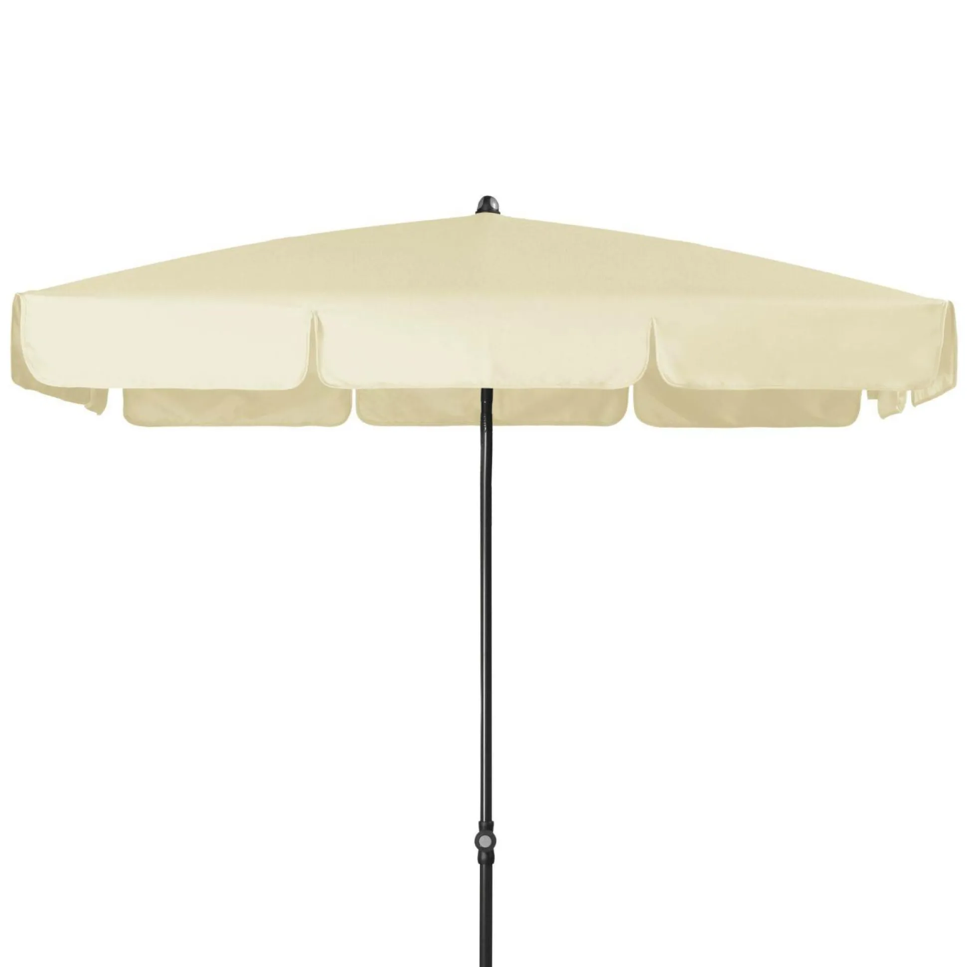 DOPPLER Parasol Rectangulaire 185 x 120 cm Sunline en Acier - Beige Nature