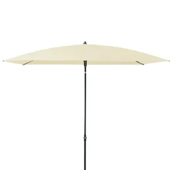 DOPPLER Parasol Rectangulaire 230 x 190 cm Sunline en Acier - Beige Nature