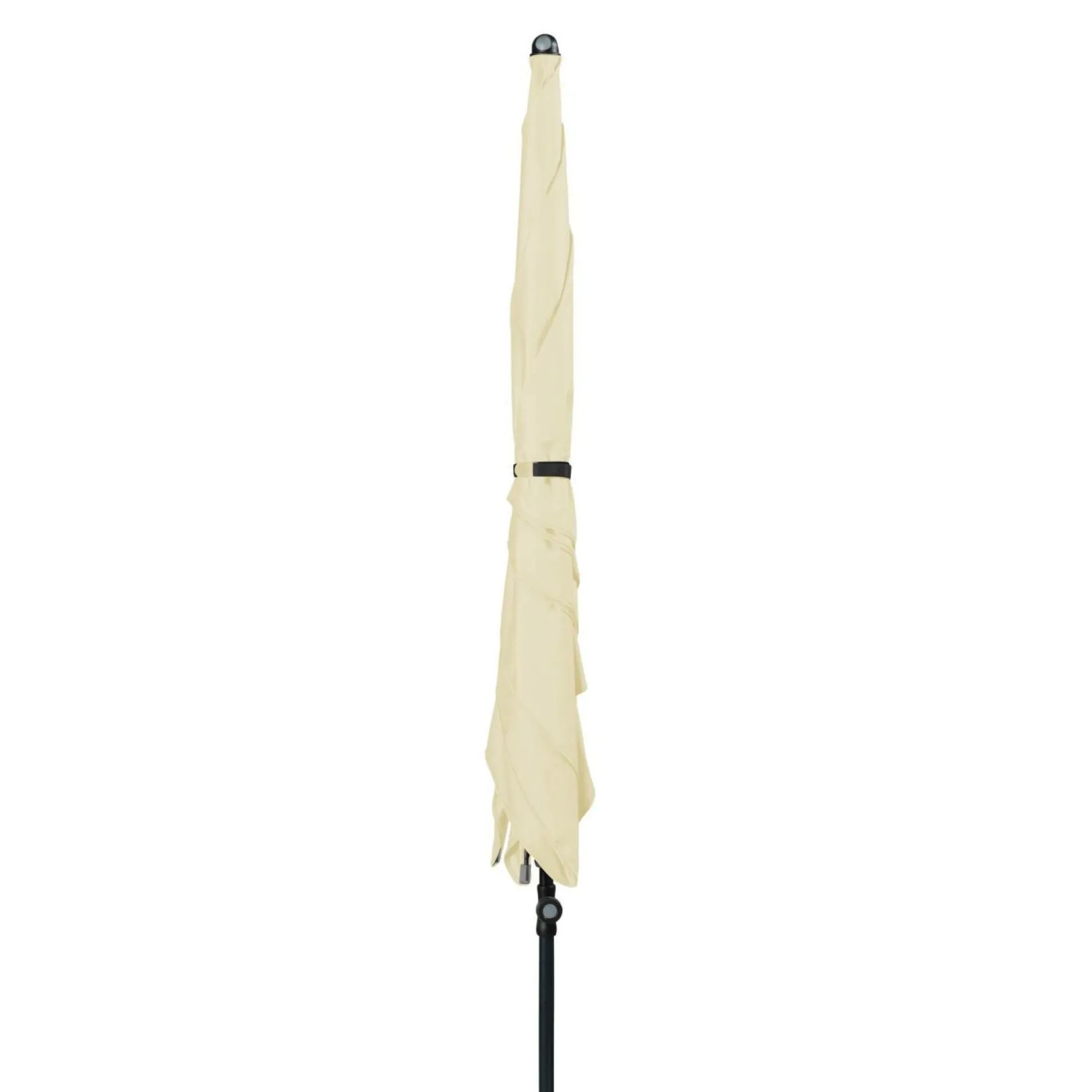DOPPLER Parasol Rectangulaire 230 x 190 cm Sunline en Acier - Beige Nature