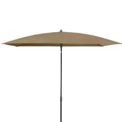 DOPPLER Parasol Rectangulaire 230 x 190 cm Sunline en Acier - Taupe