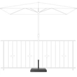 DOPPLER Pied de Parasol 20 kg en Béton - Gris Anthracite