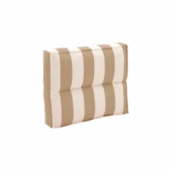 Dossier coussin palette recyclé Heva - Rayure Beige