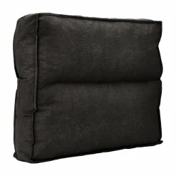 Dossier coussin palette recyclé Heva - Anthracite