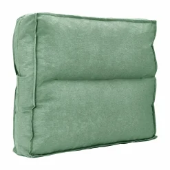Dossier coussin palette recyclé Heva - Vert Eau