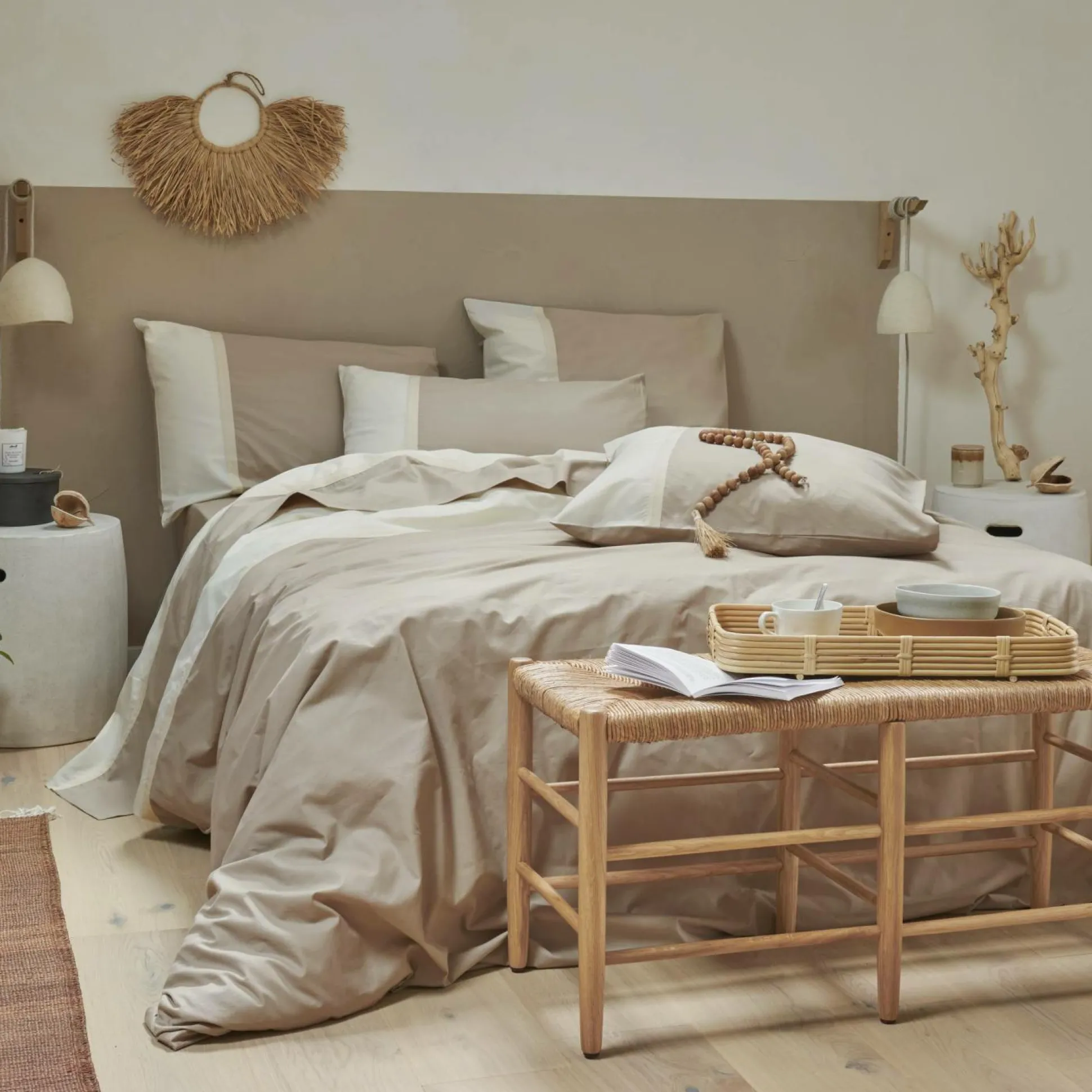 Drap coton bio Rhea - 280 x 300 cm