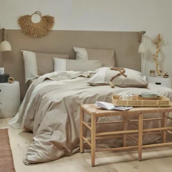 Drap housse coton bio Rhea - 140 x 190 cm