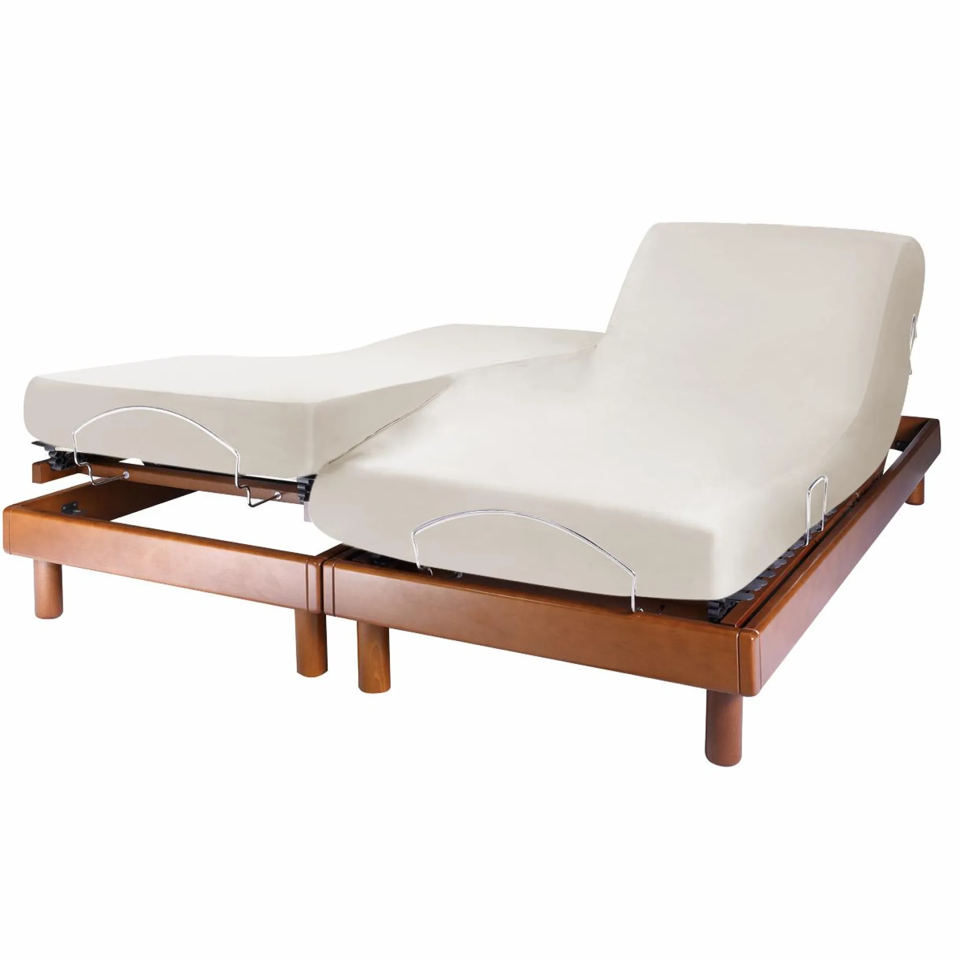 Drap housse literie de relaxation percale bio Elise - Galuchat - 2 x 80 x 200 cm