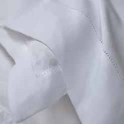 Drap lin Suzette - Blanc - 280 x 320 cm