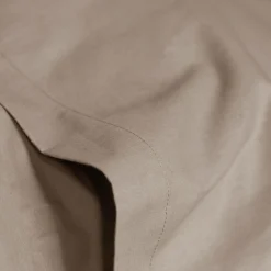 Drap plat coton bio Thaïs - Ficelle - 240 x 300 cm