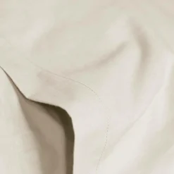 Drap plat coton bio Thaïs - Dune - 240 x 300 cm