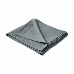 Drap plat coton lin Valentine - Orage - 240 x 300 cm