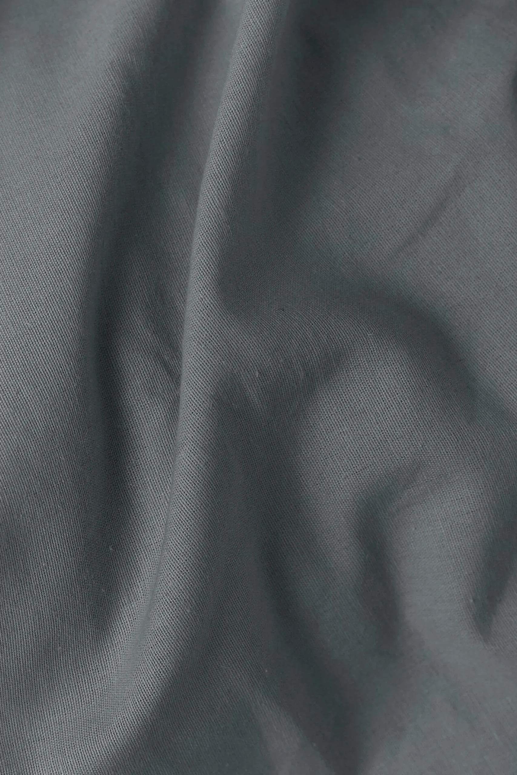 Drap plat coton lin Valentine - Orage - 240 x 300 cm