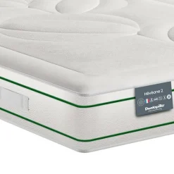 DUNLOPILLO Matelas latex d'origine naturelle 22 cm Hévéane - 90 x 200 cm