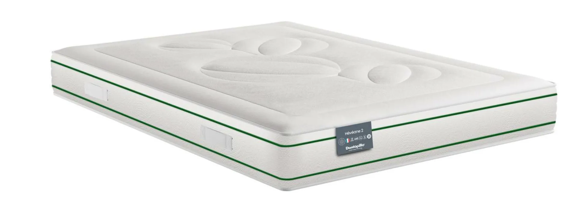 DUNLOPILLO Matelas latex d'origine naturelle 22 cm Hévéane - 120 x 190 cm