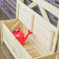 EKJU Banc Coffre en Bois Elmo