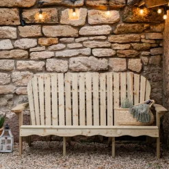 EKJU Banquette 3 Places Ezra en Bois