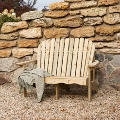 EKJU Banquette 2 Places Ezra en Bois