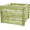 EKJU Composteur 630 L en Bois Ezio