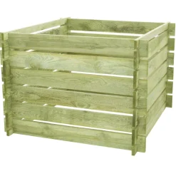 EKJU Composteur 630 L en Bois Ezio