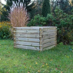 EKJU Composteur 630 L en Bois Ezio