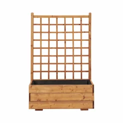 EKJU Jardinière avec Trellis en Bois Elsie