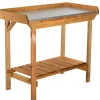 EKJU Table de Rempotage en Bois Edna