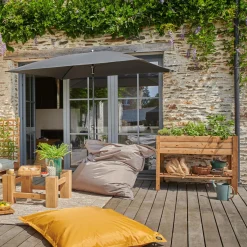 EKJU Table Potagère sur Pieds en Bois Elga