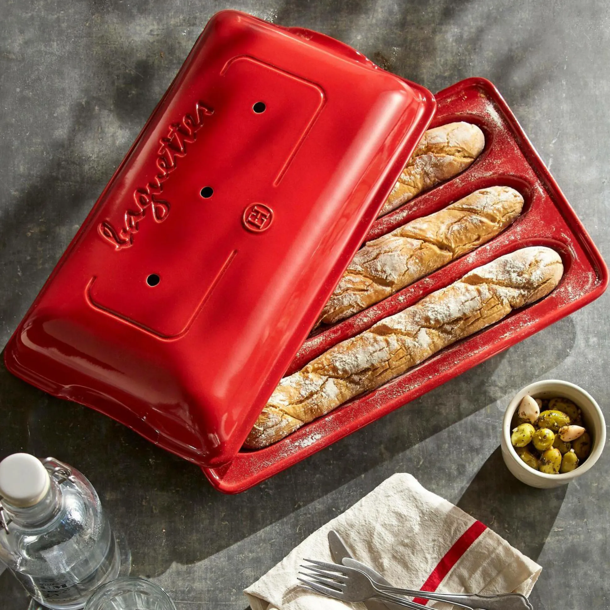 EMILE HENRY Moule à baguettes Fusain