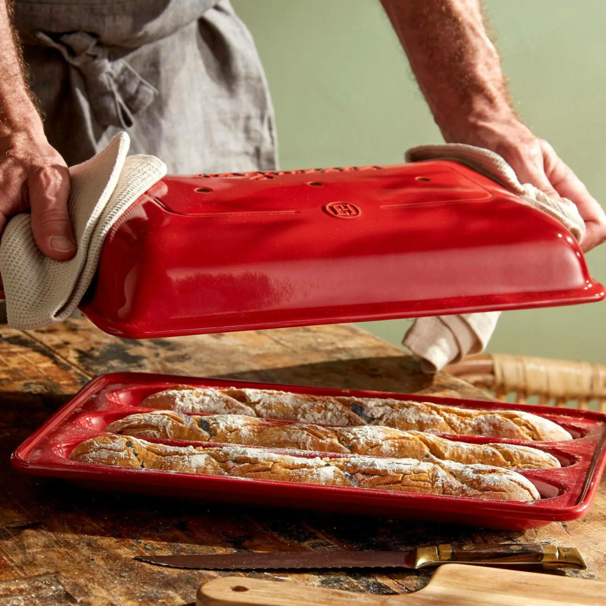 EMILE HENRY Moule à baguettes Fusain