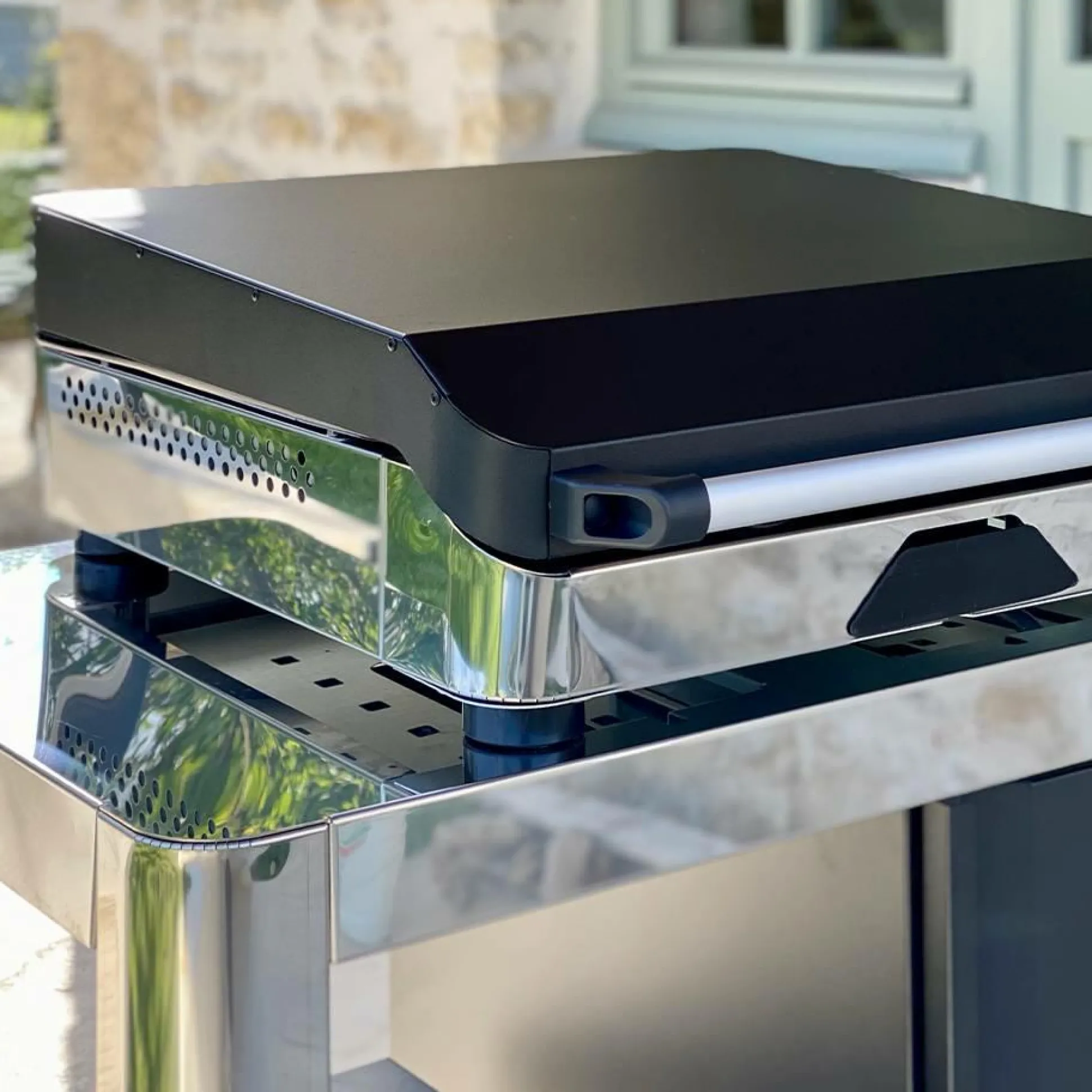 ENO Couvercle Plancha Fusion 60 en Acier Noir