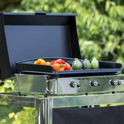 ENO Couvercle Plancha Initial/Océane 65 en Acier Noir