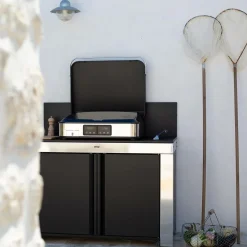 ENO Couvercle Plancha sign 65 en Acier Noir